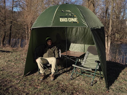 Dáždnik s bočnicou Delphin BigONE CARP - 250cm